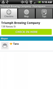 Foursquare's Android App - Venue Screen