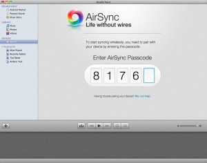 doubleTwist Passcode Pairing